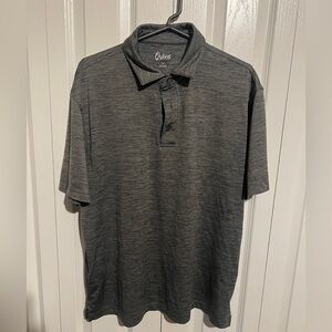 Oxford Men's Dark Heather Gray Polo